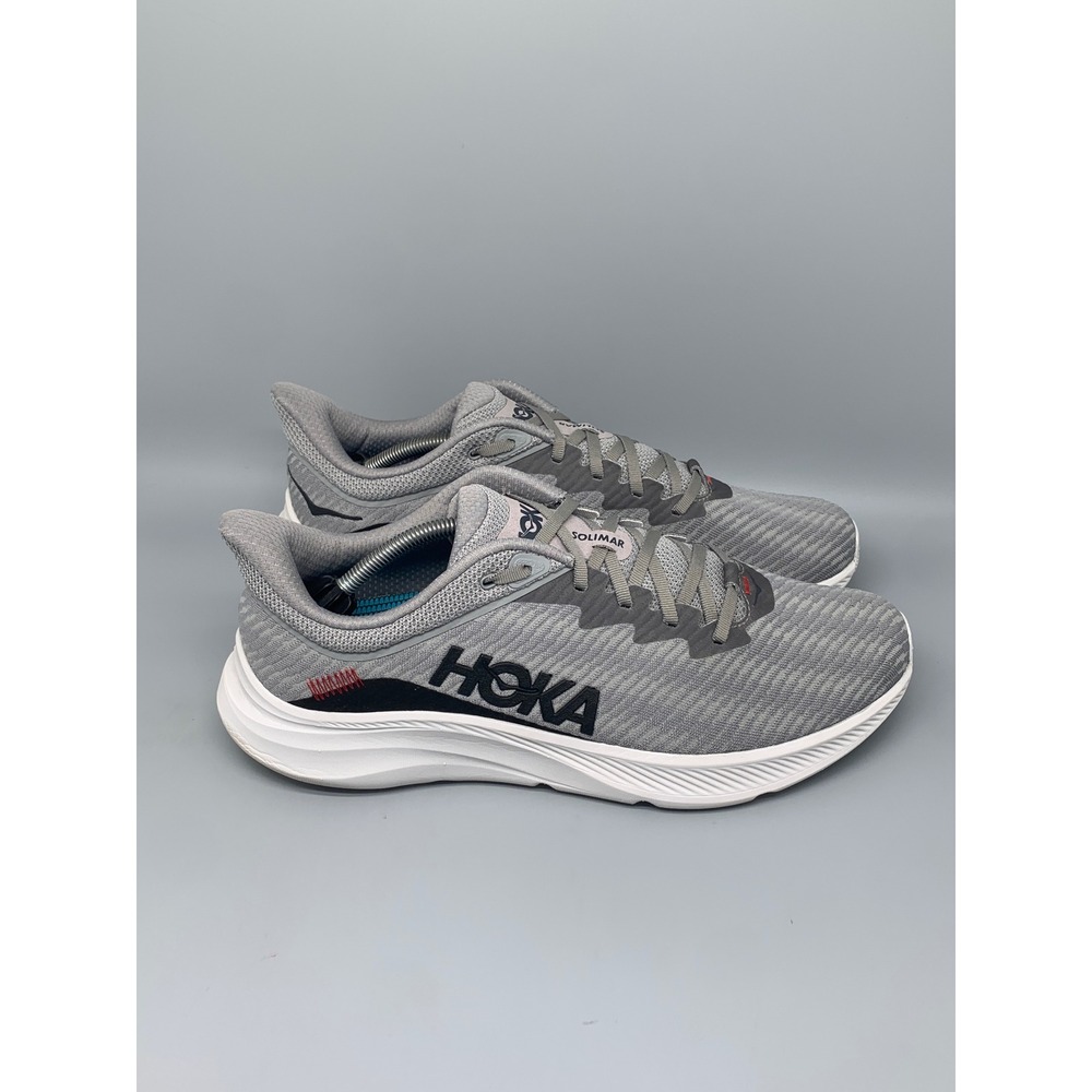 Hoka One Solimar Gray Running Shoes 1123074 Men's Sz 12.5